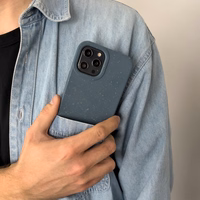 Eco Case geltonas silikoninis dėklas telefonui iPhone 12 Pro
