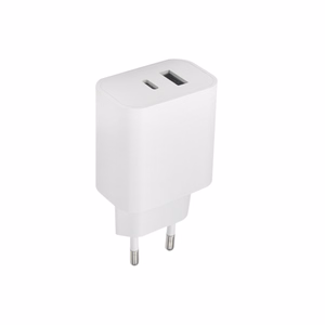 "Maxlife MXTC-06 PD QC įkroviklis 1x USB-C 1x USB 30W baltas
