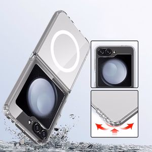 Tech-Protect FlexAir Hybrid MagSafe dėklas Samsung Galaxy Z Flip 6 / 7 FE - skaidrus