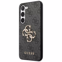 Guess 4G Big Metal Logo dėklas telefonui Samsung Galaxy A55 - juodas