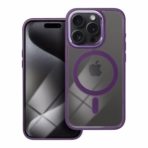 Чехол для iPhone 15 PRO Color Edge Mag Cover совместимый с MagSafe фиолетовый