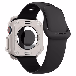Dėklas SPIGEN RUGGED ARMOR APPLE WATCH 10 (46 MM) smėlio