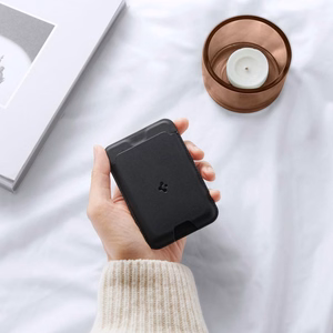 Spigen Valentinus Magnetinė piniginė su MagSafe - juoda