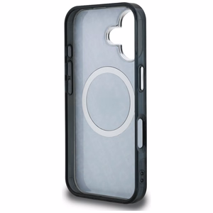 Karl Lagerfeld IML Choupette Head Logo MagSafe Dėklas iPhone 16 - juodas