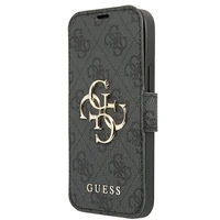 Guess GUBKP13X4GMGGR iPhone 13 Pro Max 6.7" dėklas pilkas 4G Big Metal Logo