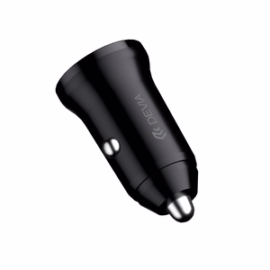 "Devia" automobilinis įkroviklis Smart Mini PD QC 3.0 30W 1x USB 1x USB-C baltas
