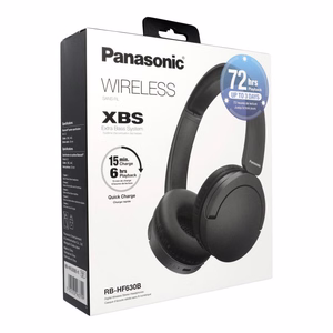 Juodos belaidės ausinės PANASONIC RB-HF630BE-K su ENC