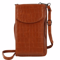 Megztas krepšys telefonui GCW12 rudas