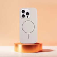 Premium blizgus magnetinis dėklas su kamera valdymo mygtuku, suderinamas su MagSafe, IPHONE 16 PLUS baltas