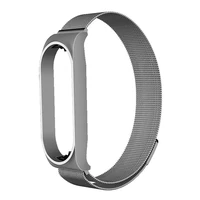 METAL dirželis XIAOMI Mi Band 5 / 6 sidabrinis (02)