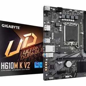 Pagrindinė plokštė GIGABYTE Intel H610 LGA1700 DDR5 Micro-ATX