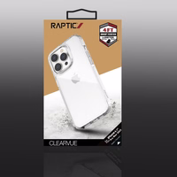 Raptic X-Doria Clearvue Dėklas telefonui iPhone 14 Pro Max - skaidrus
