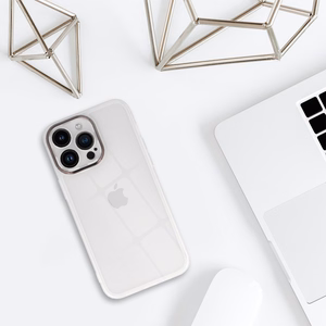 Apsauginis objektyvo dėklas (m) Iphone 13 Pro Max - baltas skaidrus