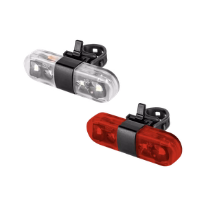Dviračio žibintų rinkinys su USB kabeliu
