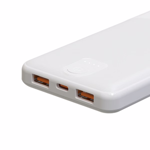 Wozinsky Wpower WPBBK-3 10000 mAh 10W išorinė baterija, 2x USB-A 2A, balta