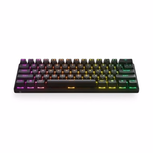 Steelseries Apex Pro Mini Wireless klaviatūra Žaidimams USB + RF Wireless + Bluetooth QWERTY Anglų (JAV) Juoda