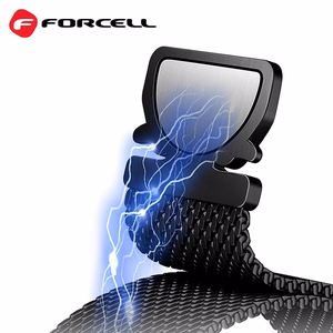 FORCELL F-DESIGN FS10 nerūdijančio plieno dirželis SAMSUNG Watch 22 mm juodas