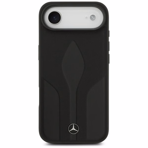 Mercedes Leather The Move Magnetinis dėklas MagSafe telefonui iPhone 17 Air - juodas