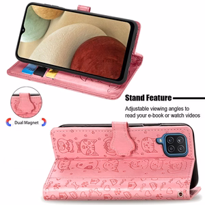 Dėklas Cat-Dog Samsung A356 A35 5G rožinis