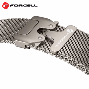 Ремешок для Apple Watch Forcell F-Design FA11 стальная застёжка 38 / 40 / 41 мм чёрный