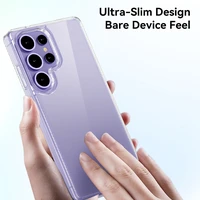 Rock Crystal Transparent Series Magnetinis Dėklas telefonui Samsung Galaxy S25 pilkas