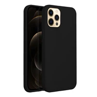 Silikoninis dėklas telefonui IPHONE 12 Pro Max - juodas