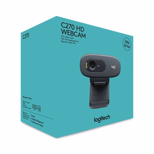 Logitech 960-001063 internetinė kamera 3 MP 1280 x 720 pikseliai USB Pilka, Tamsiai Pilka