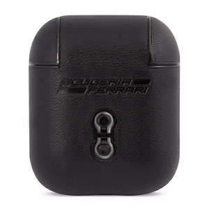 AirPods dėklas Ferrari FESA2LEBK On Track Leather - juodas