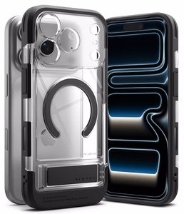 Ringke UX Magnetic dėklas iPhone 18 Pro Max / 17 Pro Max, skaidrus