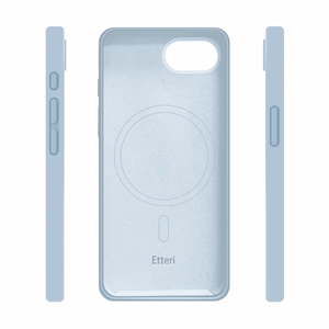 Etteri Silikoninis Mag dėklas for iPhone 16e / 17e šviesiai mėlynas