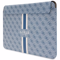Guess 4G Printed Stripes dėklas 16" nešiojamam kompiuteriui - mėlynas