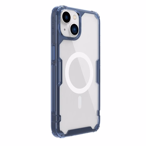 Nillkin Nature Pro Magnetic Case iPhone 14 Plus магнитный чехол MagSafe синий