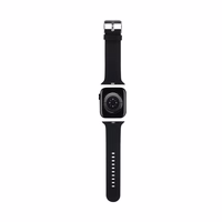 Karl Lagerfeld 3D Rubber Karl Head dirželis for Apple Watch 42/44/45/49mm - juodas