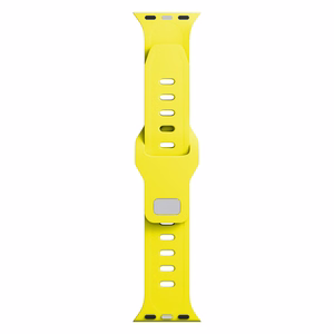 38/40/41/42 mm Yellow (small) - 3mk Silicone Watch Strap for Apple