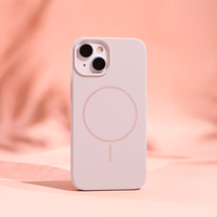 Silikoninis Thin Mag dėklas for iPhone 17 Air 6,6" šviesiai rožinis