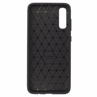 Tel Protect Carbon Elite dėklas telefonui Samsung Galaxy A70 juodas