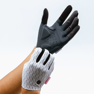 Rockbros sports gloves full spring-summer size L - white and black