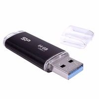 SILICON POWER Blaze B02 Pendrive USB atmintinė 64 GB USB Type-A 3.2 Gen 1 (SP064GBUF3B02V1K) Juoda