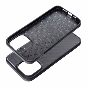 Dėklas telefonui CARBON PREMIUM IPHONE 15 Pro Max juodas
