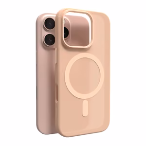 Puro Daylight Magnetinis silikoninis dėklas telefonui iPhone 16 Pro - smėlio spalvos
