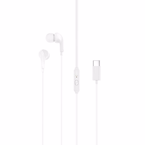 XO EP82 laidinės ausinės su USB-C jungtimi, baltos