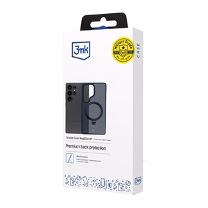 Чехол 3mk Smoke Mag&Stand для Samsung Galaxy S25 Ultra - чёрный