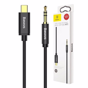 Baseus Yiven audio кабель USB-C на mini jack 3,5mm, 1.2m (черный)