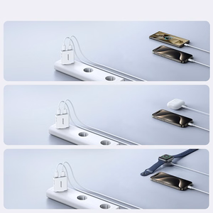 Įkroviklis Joyroom Super Slim (TCF14) (1xUSB-C;1xUSB 3A 20W) baltas