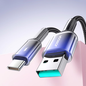 Joyroom USB-A - USB-C kabelis S-A42 3A 1.2m juodas