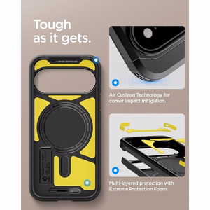 Spigen Tough Armor Mag MagSafe dėklas Google Pixel 11 Pro, juodas
