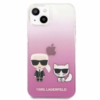 KARL LAGERFELD KLHCP13SCKTRP IPHONE 13 MINI 5.4 "dėklas rožinis/rožinis KARL & CHUPETTE