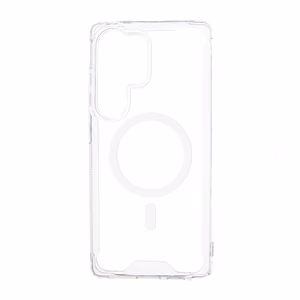Skaidrus kampinis dėklas su magnetine Samsung Galaxy A36 5G - skaidrus