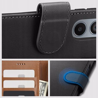 Tech-Protect Wallet dėklas telefonui Samsung Galaxy M15 5G - juodas