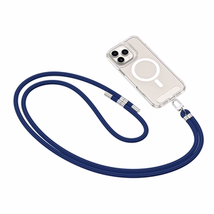 TECH-PROTECT C7S virvinis crossbody dirželis tamsiai mėlynas/sidabrinis